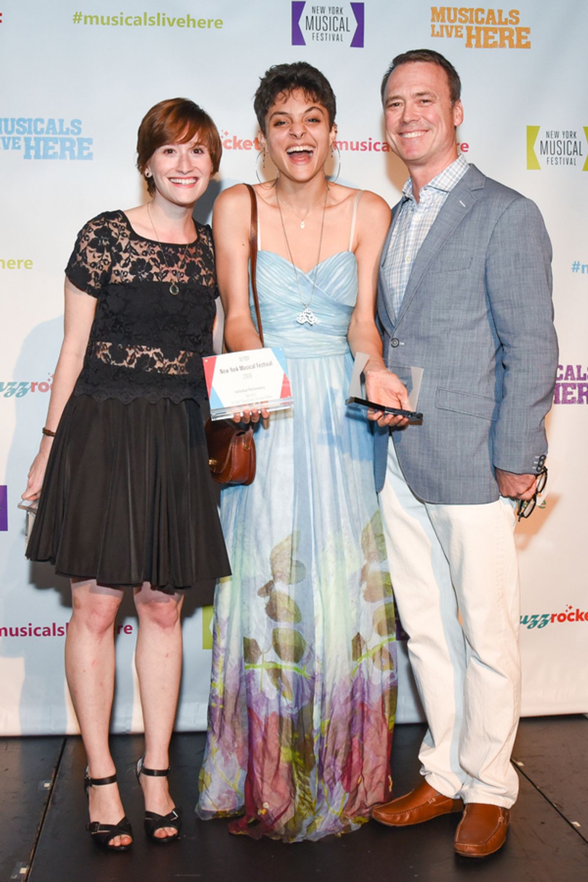 Rachel Sussman, Aya Aziz and Dan Markley at 