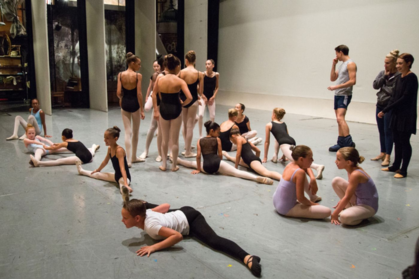 Photo Coverage: Young Dancers Make Broadway Debuts in AN AMERICAN IN PARIS Dance Class! Image