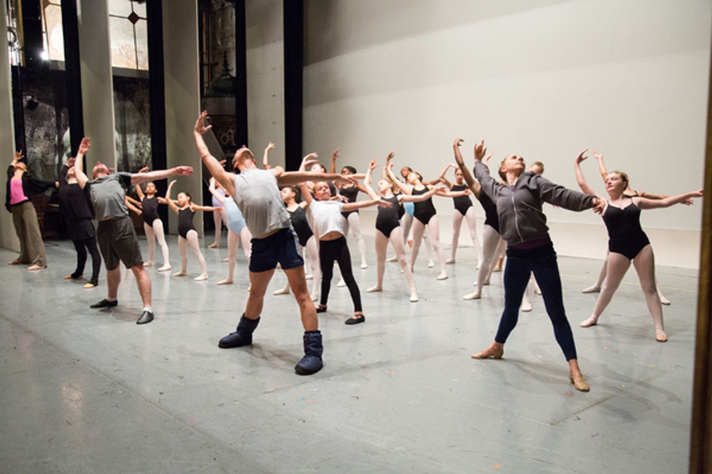 Photo Coverage: Young Dancers Make Broadway Debuts in AN AMERICAN IN PARIS Dance Class! Image