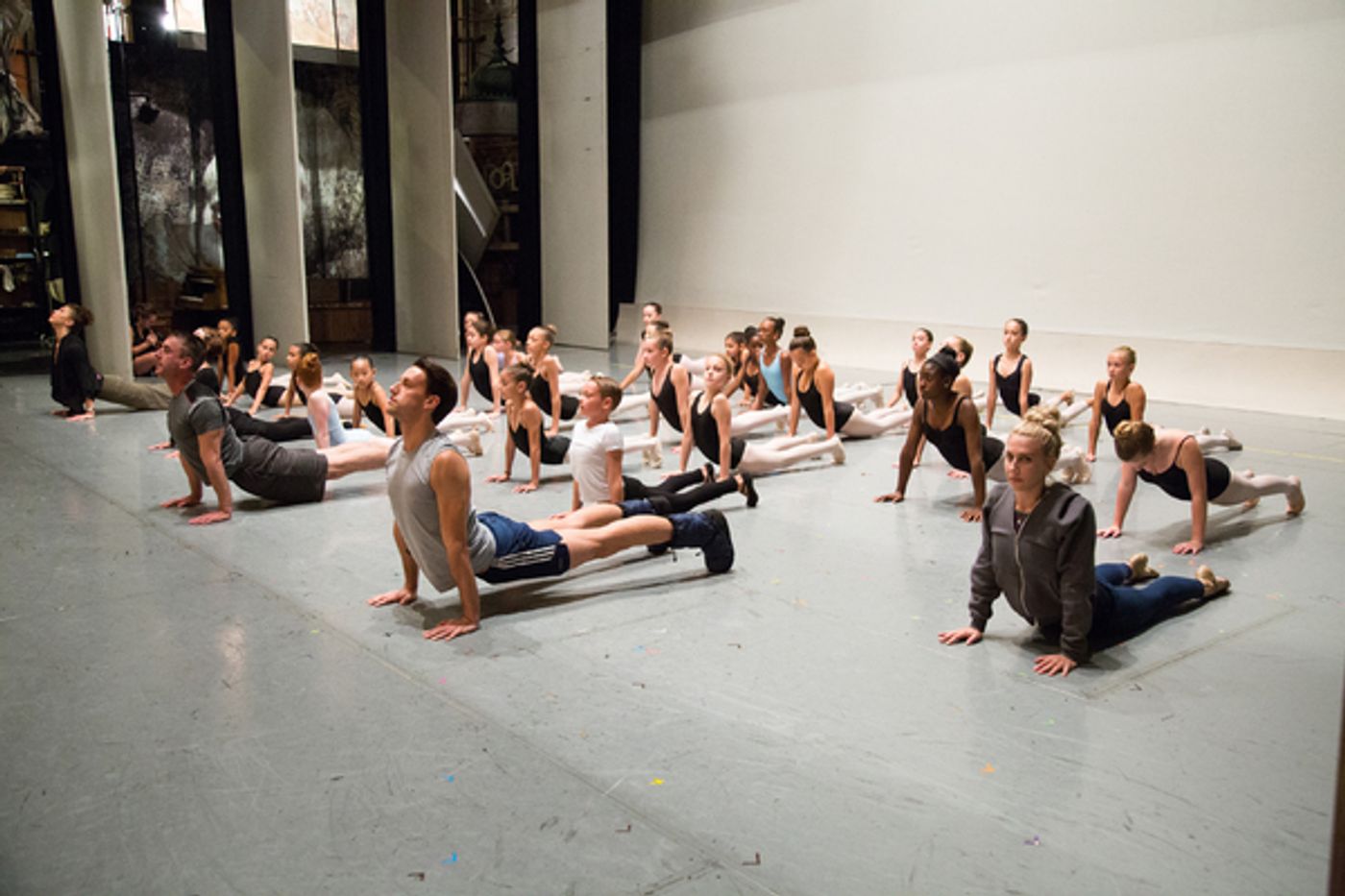 Photo Coverage: Young Dancers Make Broadway Debuts in AN AMERICAN IN PARIS Dance Class! Image