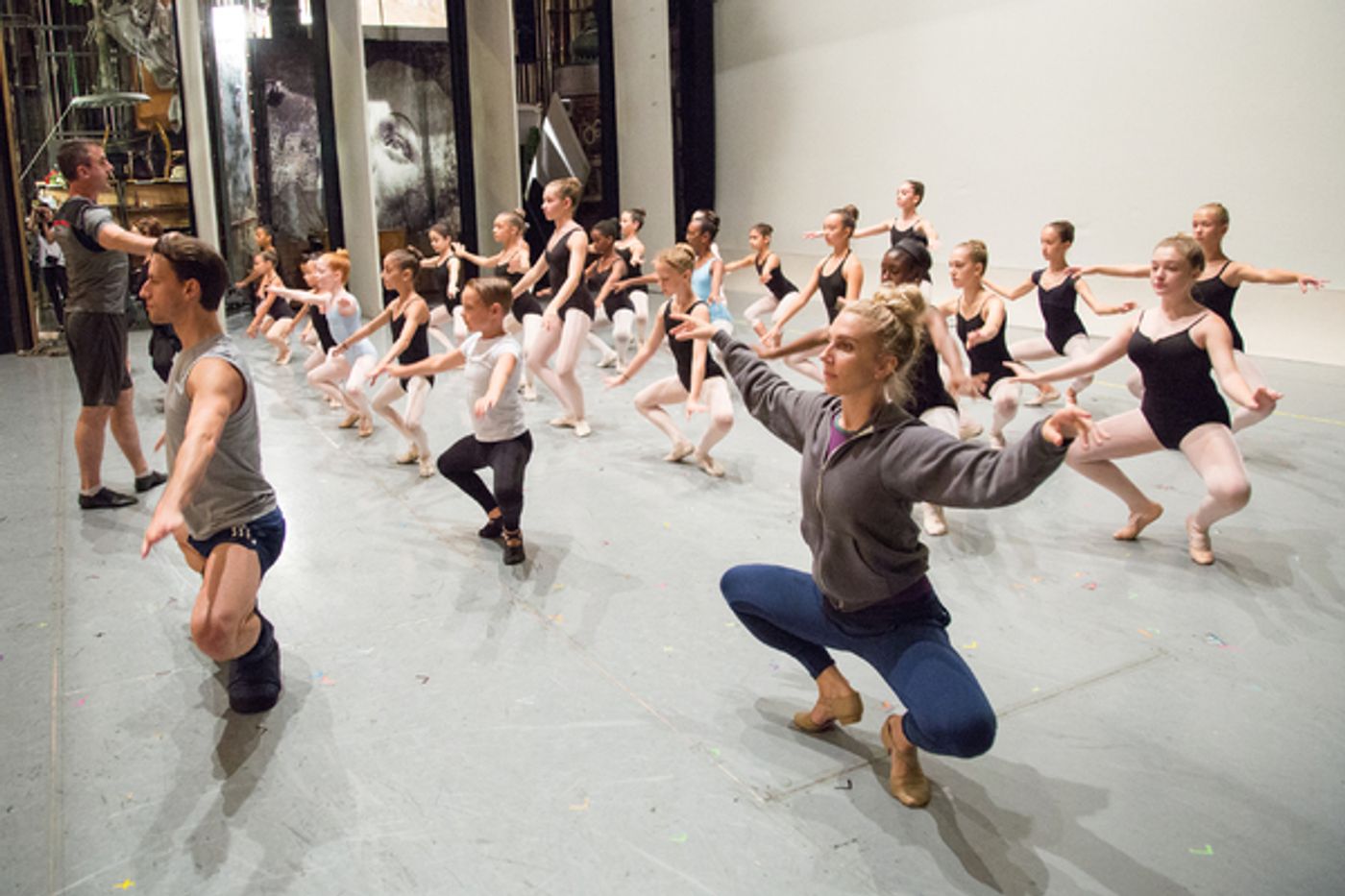 Photo Coverage: Young Dancers Make Broadway Debuts in AN AMERICAN IN PARIS Dance Class! Image