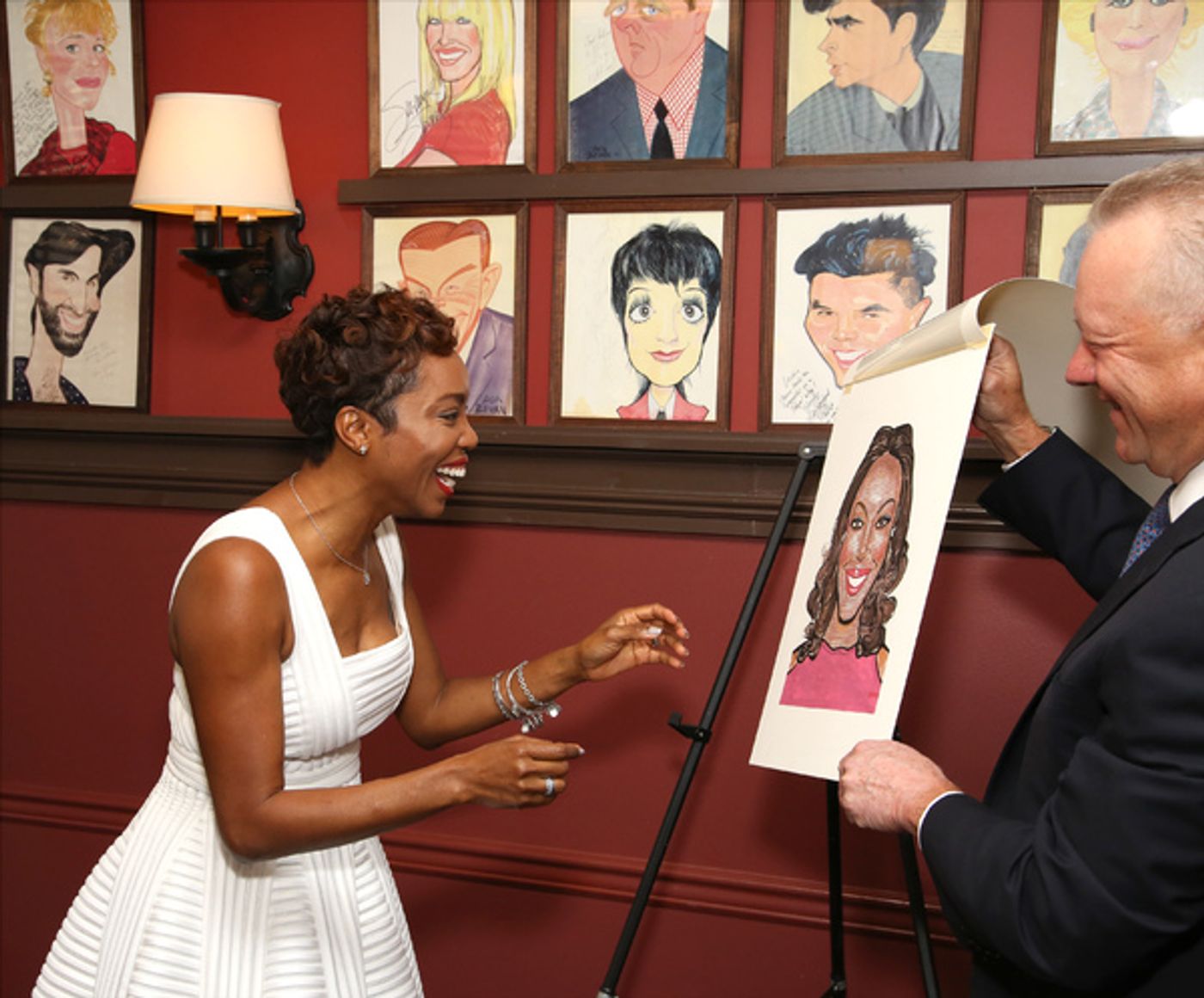 Photo Coverage: THE COLOR PURPLE's Heather Headley Joins the Sardi's Wall of Fame!  Image