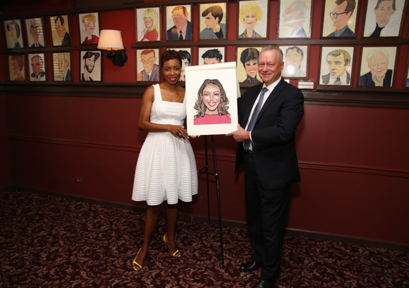 Photo Coverage: THE COLOR PURPLE's Heather Headley Joins the Sardi's Wall of Fame!  Image