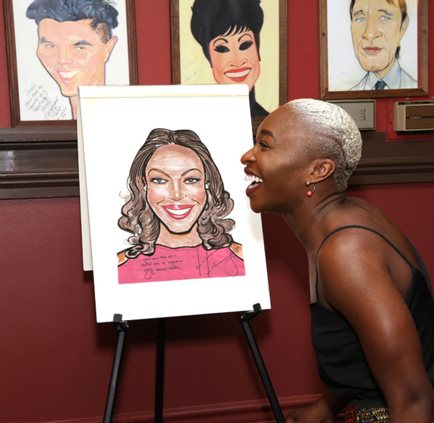 Photo Coverage: THE COLOR PURPLE's Heather Headley Joins the Sardi's Wall of Fame!  Image