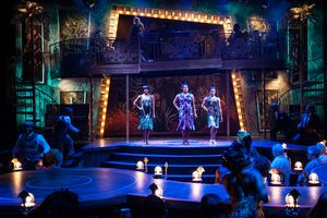 Kara-Tameika Watkins, Nova Y. Payton, Eben K. Logan and the cast of JELLY'S LAST JAM at Signature Theatre @ BroadwayWorld Kara-Tameika Watkins, Nova Y. Payton, Eben K. Logan and the cast of JELLY'S LAST JAM Photo