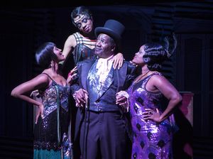 Cleavant Derricks (Chimney Man) with Kara-Tameika Watkins, Eben K. Logan and Nova Y.  Photo