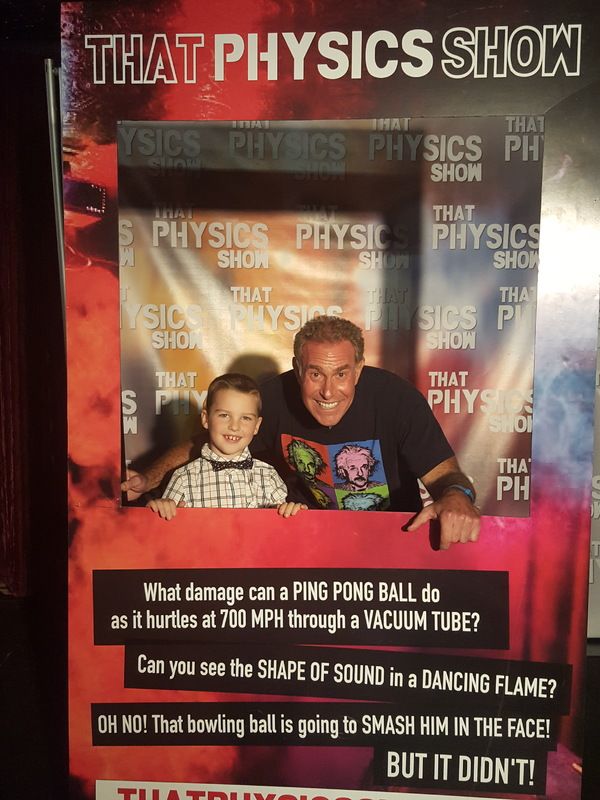 Dave Maiullo with Iain Armitage Photo