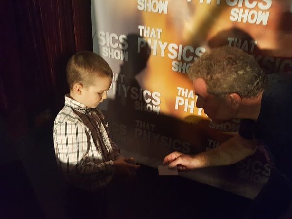 Dave Maiullo with Iain Armitage Photo