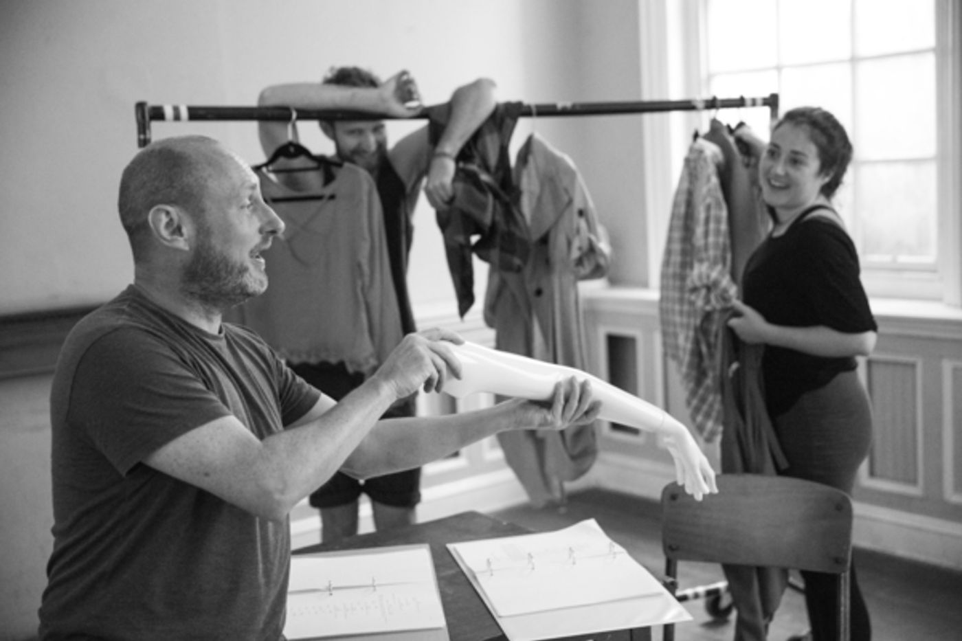 Photo Flash: In Rehearsal With WAITING FOR WAITING FOR GODOT  Image