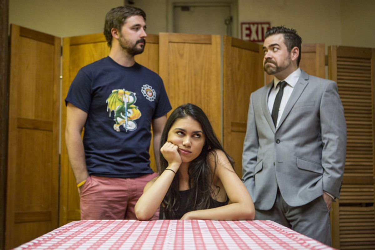 Steffen Whorton, Kimberly Bello, and John Mervini at 