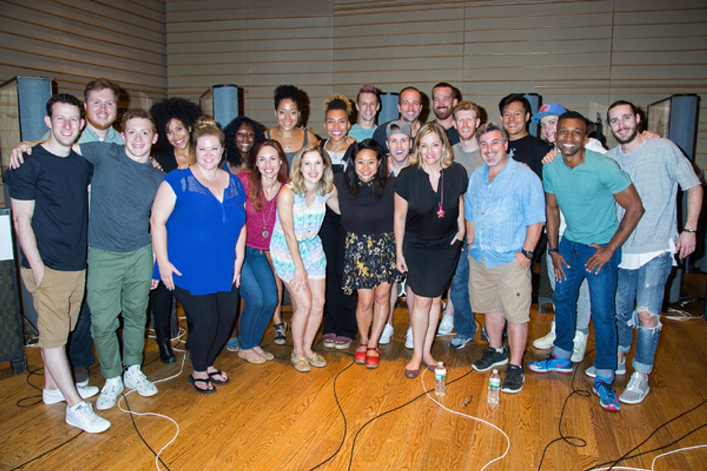 Photo Coverage: THE SPONGEBOB MUSICAL Cast Ditches Bikini Bottom for the Recording Studio! Image
