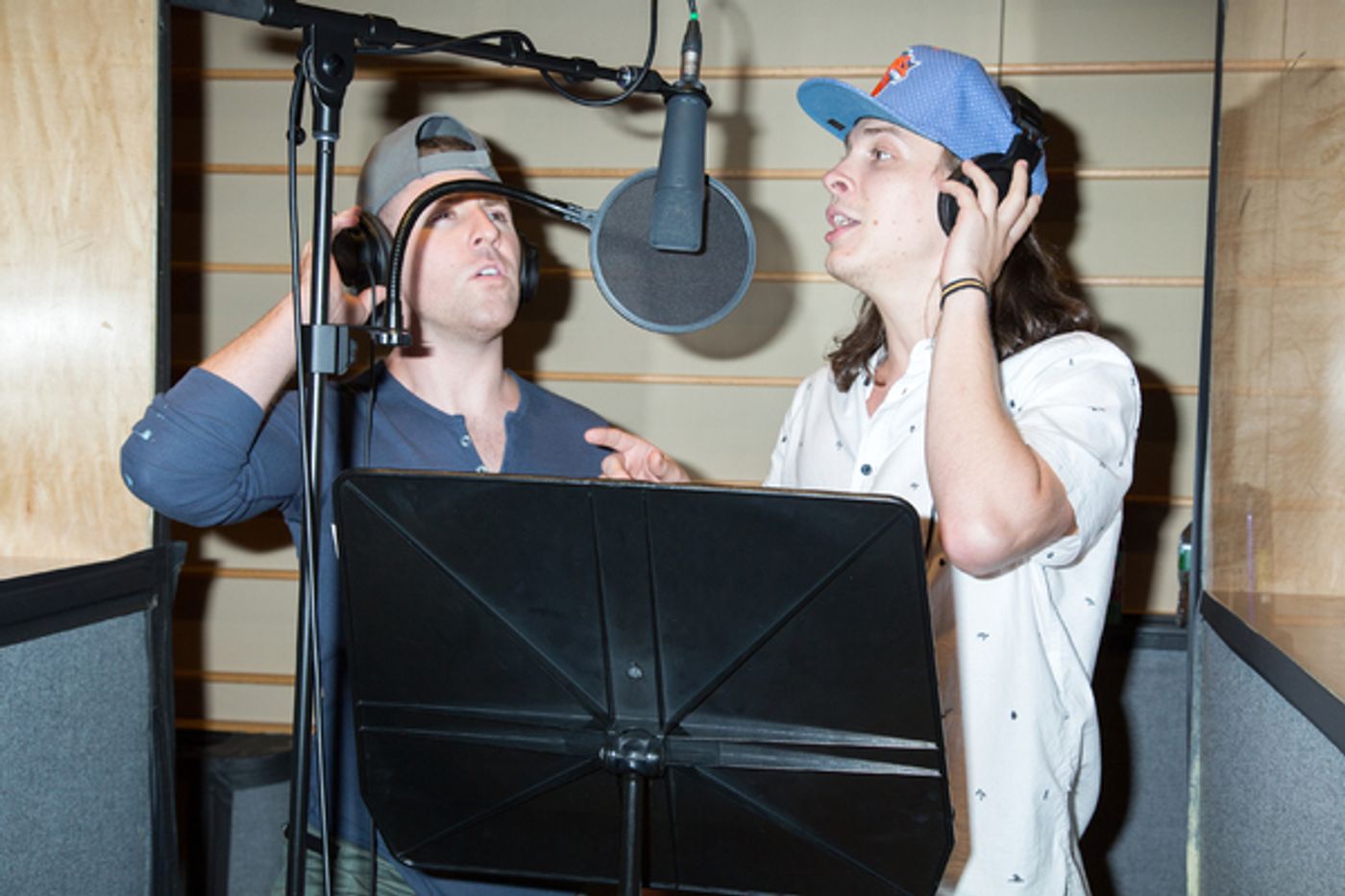 Photo Coverage: THE SPONGEBOB MUSICAL Cast Ditches Bikini Bottom for the Recording Studio! Image