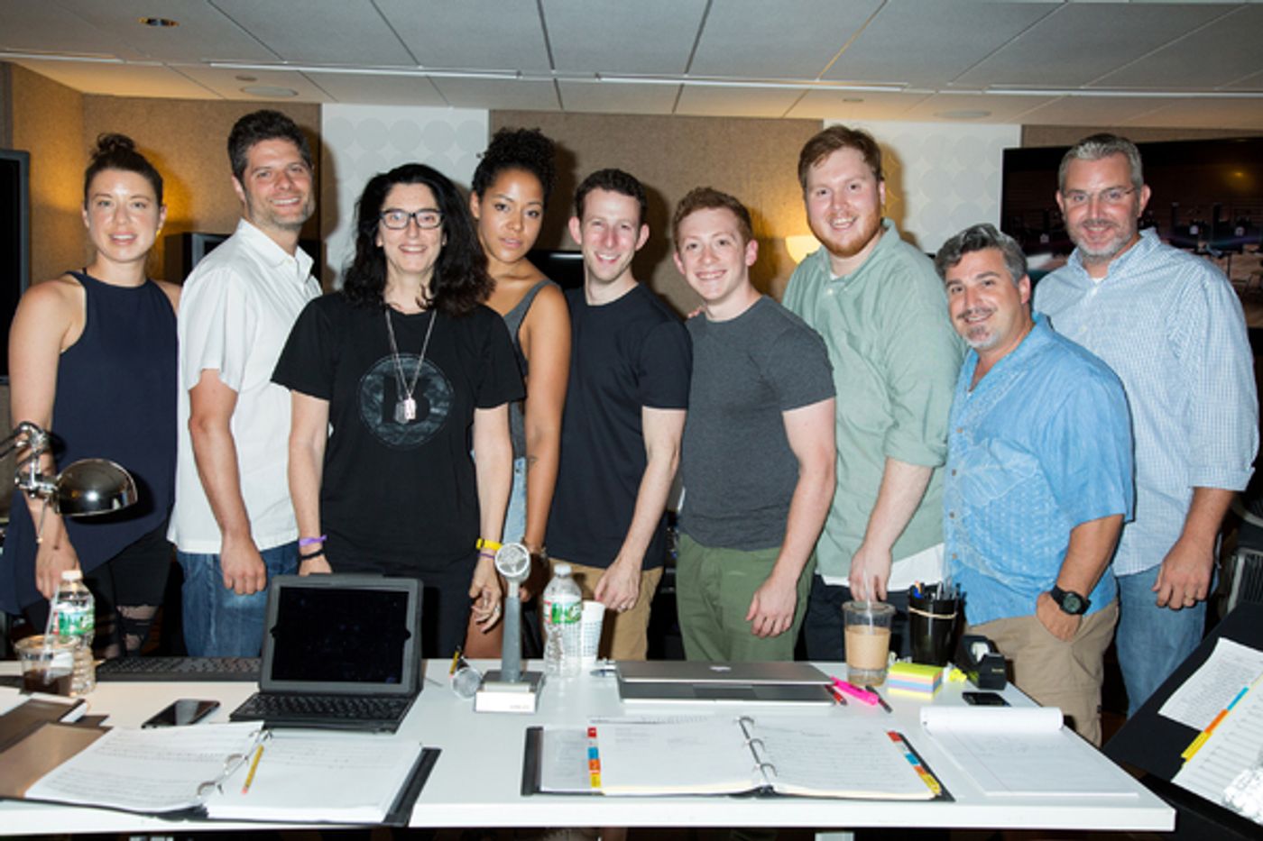 Photo Coverage: THE SPONGEBOB MUSICAL Cast Ditches Bikini Bottom for the Recording Studio! Image