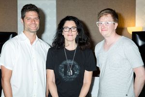 Tom Kitt, Tina Landau, Kyle Jarrow Photo