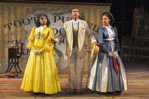 (L to R) Khalia Davis as Dolly, Lance Gardner as Philip, and Sabina Zuniga Varela as  Photo