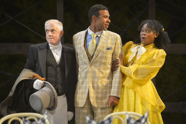 (L to R) Danny Scheie as Walter, Lance Gardner as Philip, and Khalia Davis as Dolly i Photo