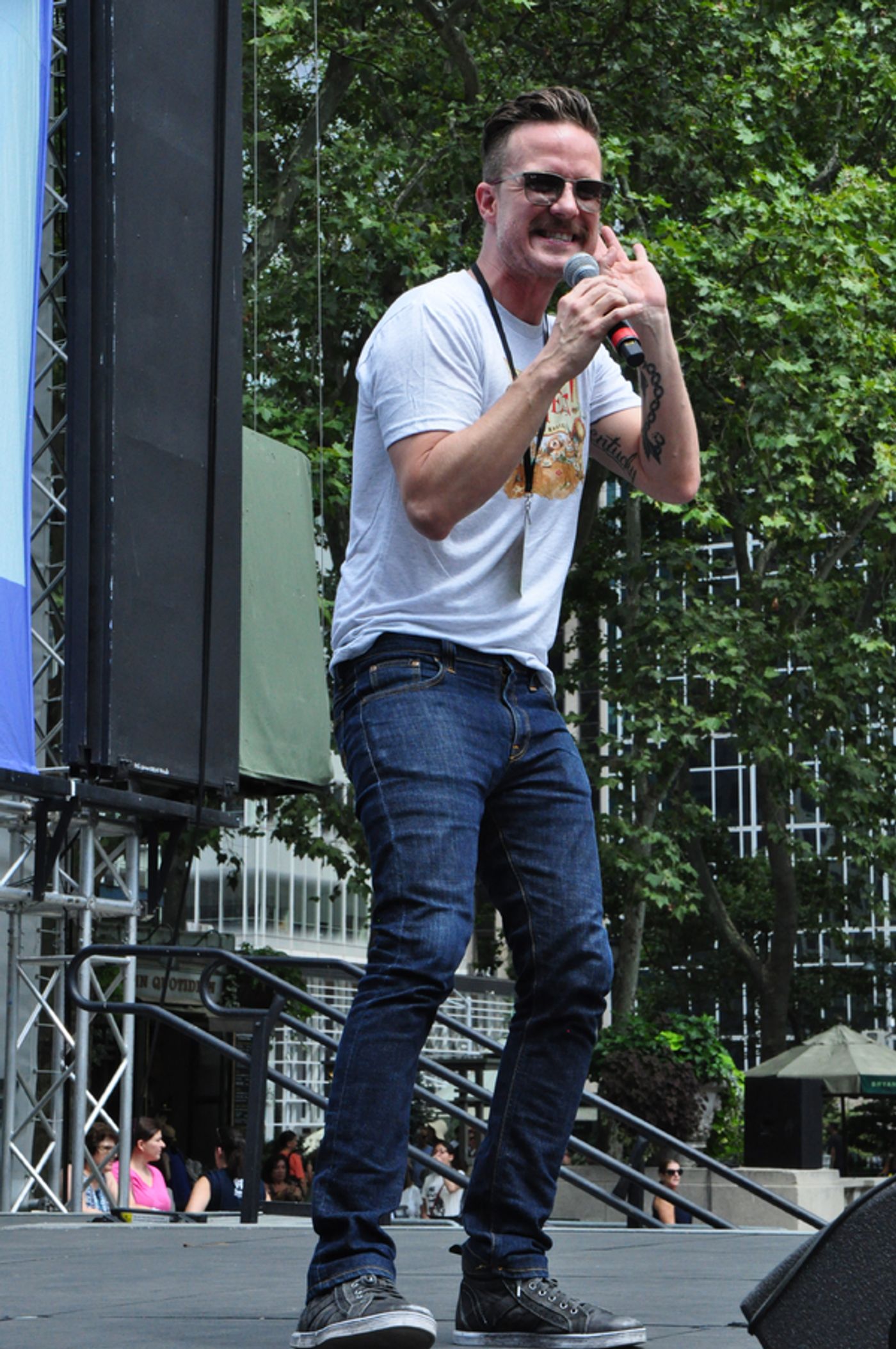 Photo Coverage: Broadway in Bryant Park Presents Casts of PHANTOM OF THE OPERA, SOMETHING ROTTEN AND MORE!  Image