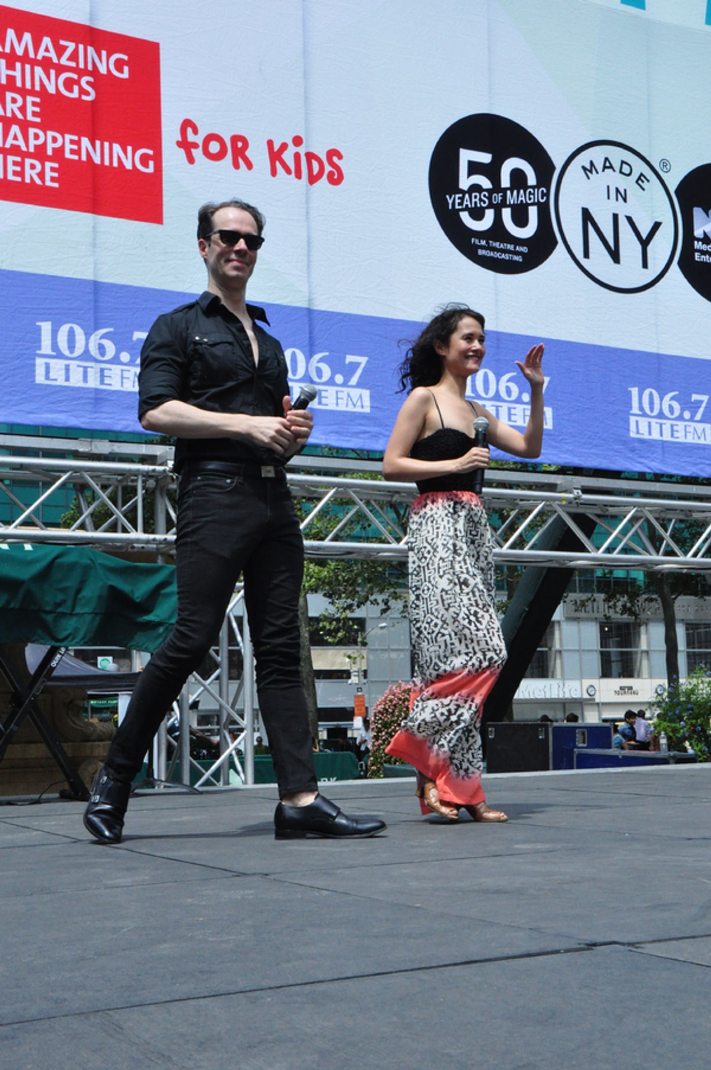 Photo Coverage: Broadway in Bryant Park Presents Casts of PHANTOM OF THE OPERA, SOMETHING ROTTEN AND MORE!  Image