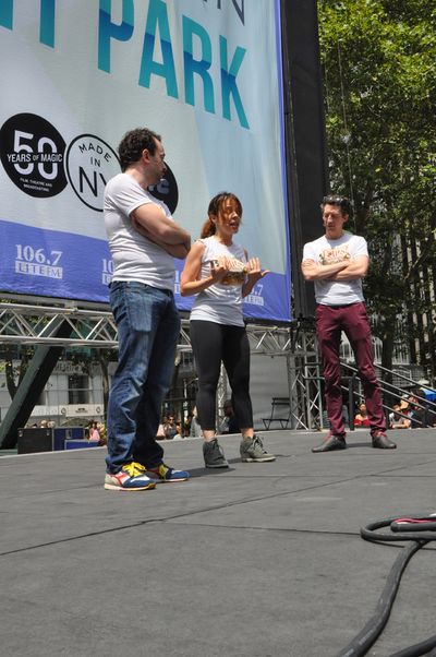 Rob McClure, Leslie Kritzer and Josh Grisetti Photo