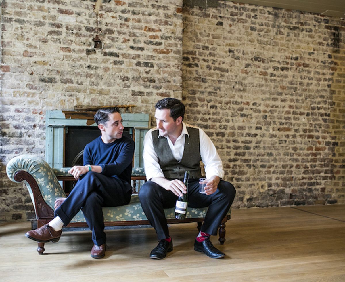 Ryan Sampson (Benjamin Britten), John Hollingworth (WH Auden) at 