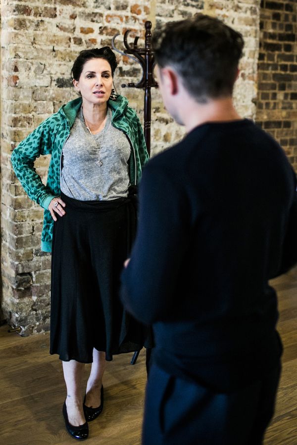 Sadie Frost (Gypsy Rose Lee), Ryan Sampson (Benjamin Britten) Photo