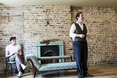 David Burnett (John Dunne), John Hollingworth (WH Auden) Photo