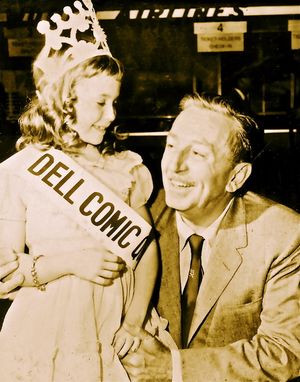 A young Dee Wallace with Walt Disney @ BroadwayWorld A young Dee Wallace with Walt Disney Photo