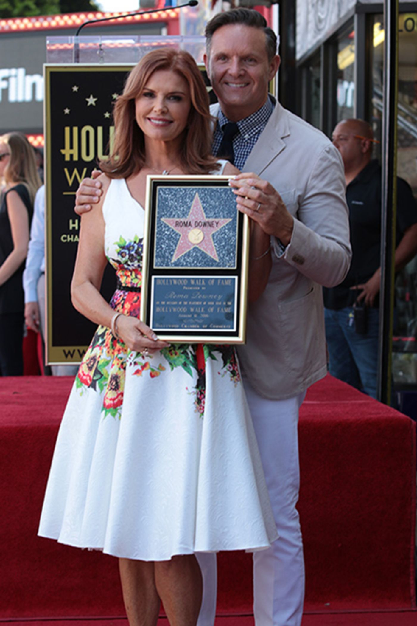 Photo Flash: Roma Downey Receives Star on Hollywood Walk of Fame  Image