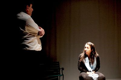 Andrew Rothkin as Reed and Nazli Sarpkaya as Saliyah Photo