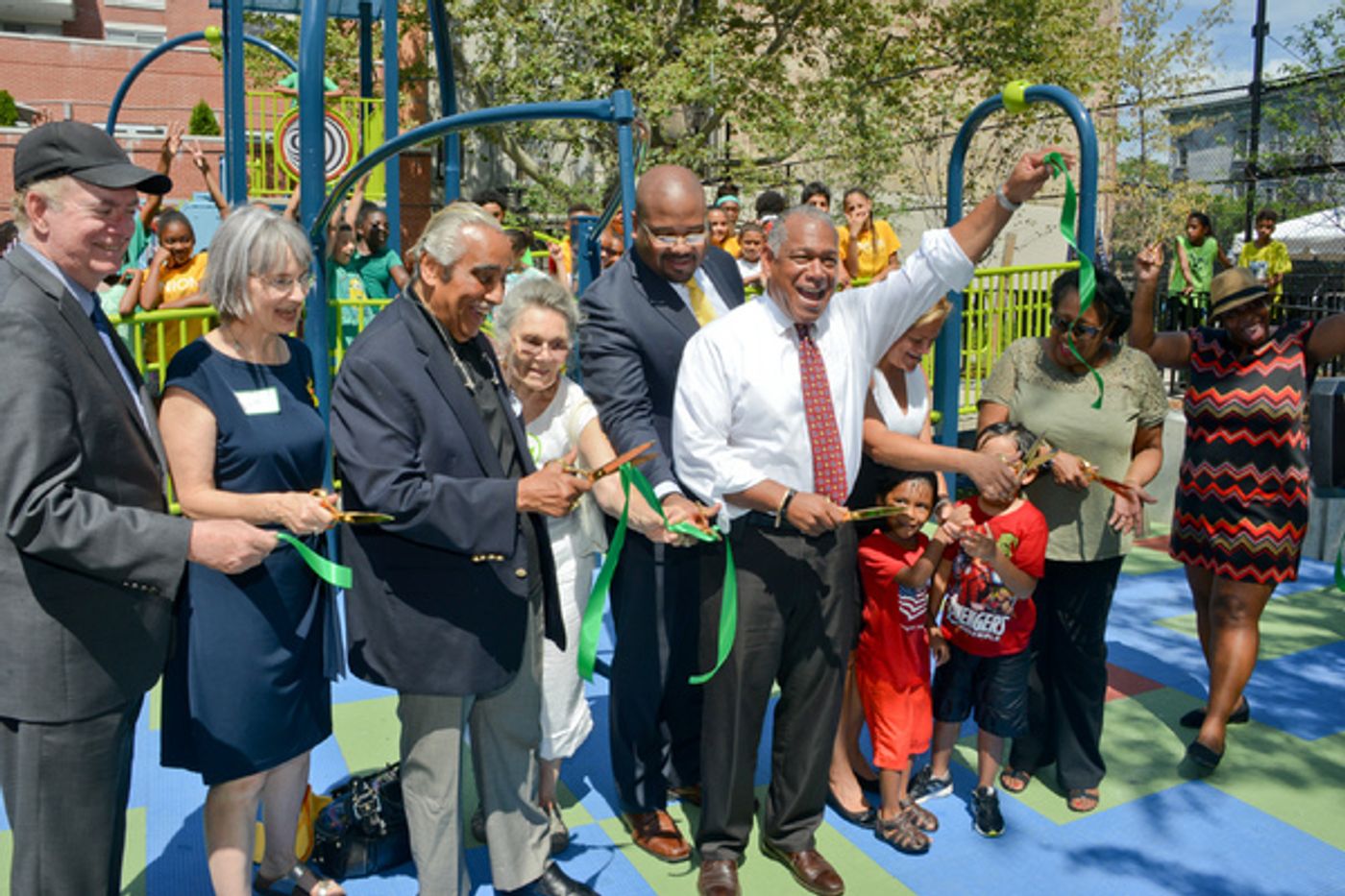 Photo Flash: NYC Parks Transforms White Park Into East Harlem Oasis Photo Flash: NYC Parks Transforms White Park Into East Harlem Oasis Image