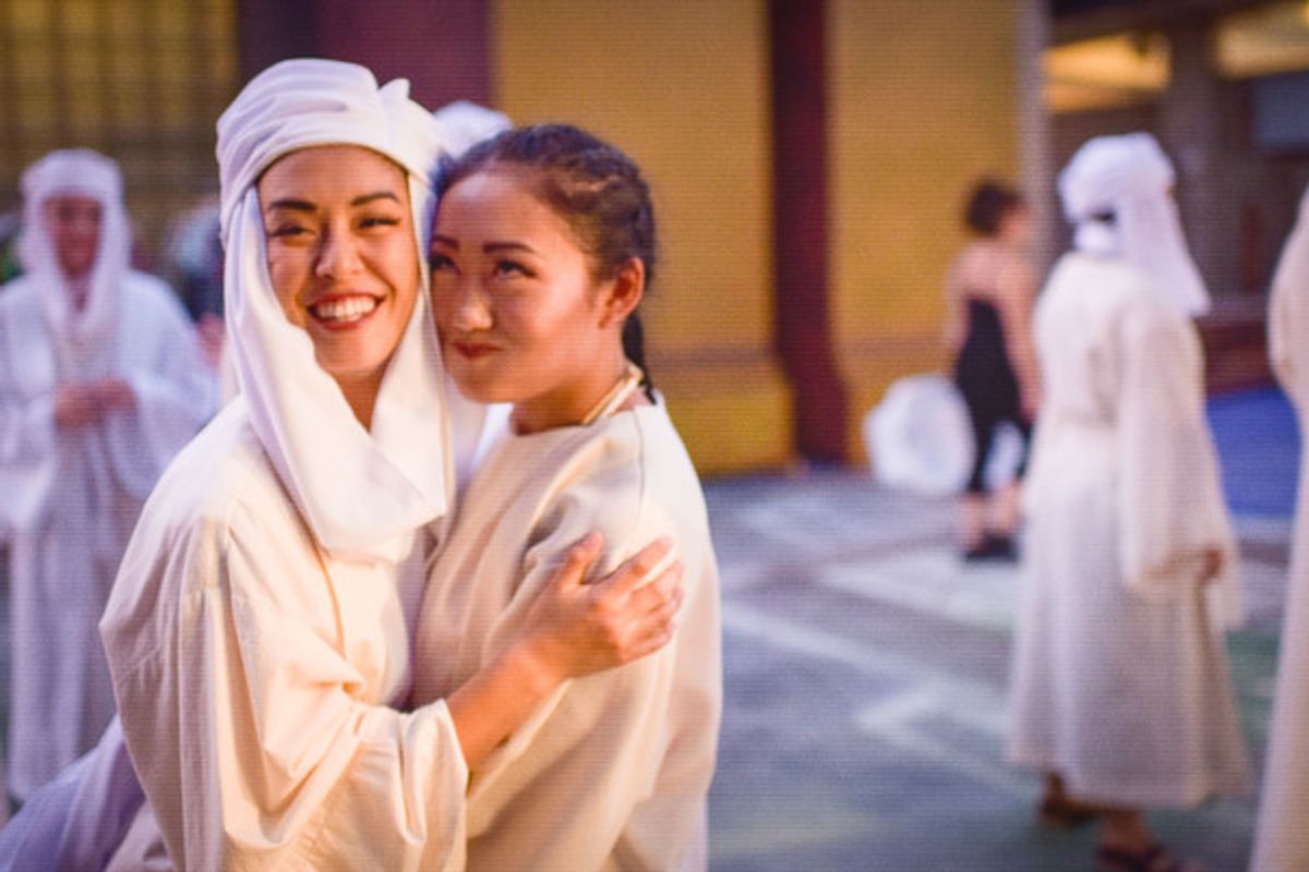 Yvette Lu and Marina Kondo at 