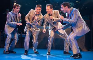 Michael Taravella, Frank Von Hoven, Marc Fouchi, Rich Arnold @ BroadwayWorld Michael Taravella, Frank Von Hoven, Marc Fouchi, Rich Arnold Photo