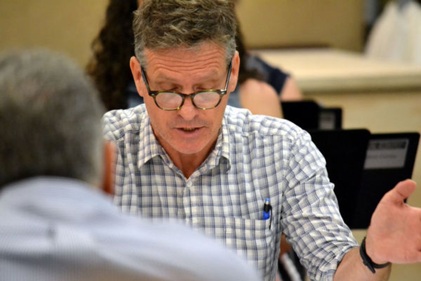 Photo Flash: First Look at Brooks Ashmanskas, Beth Leavel, Christopher Sieber and More in Rehearsals for the Pre-Broadway World Premiere of THE PROM  Image