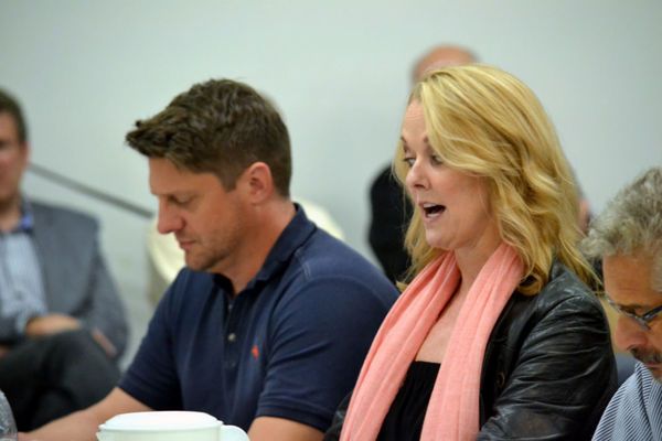  Christopher Sieber, Angie Schworer, and Clayton Landey  Photo