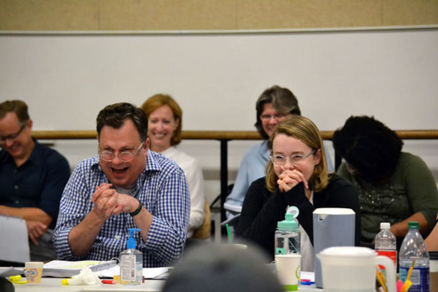 Photo Flash: First Look at Brooks Ashmanskas, Beth Leavel, Christopher Sieber and More in Rehearsals for the Pre-Broadway World Premiere of THE PROM  Image