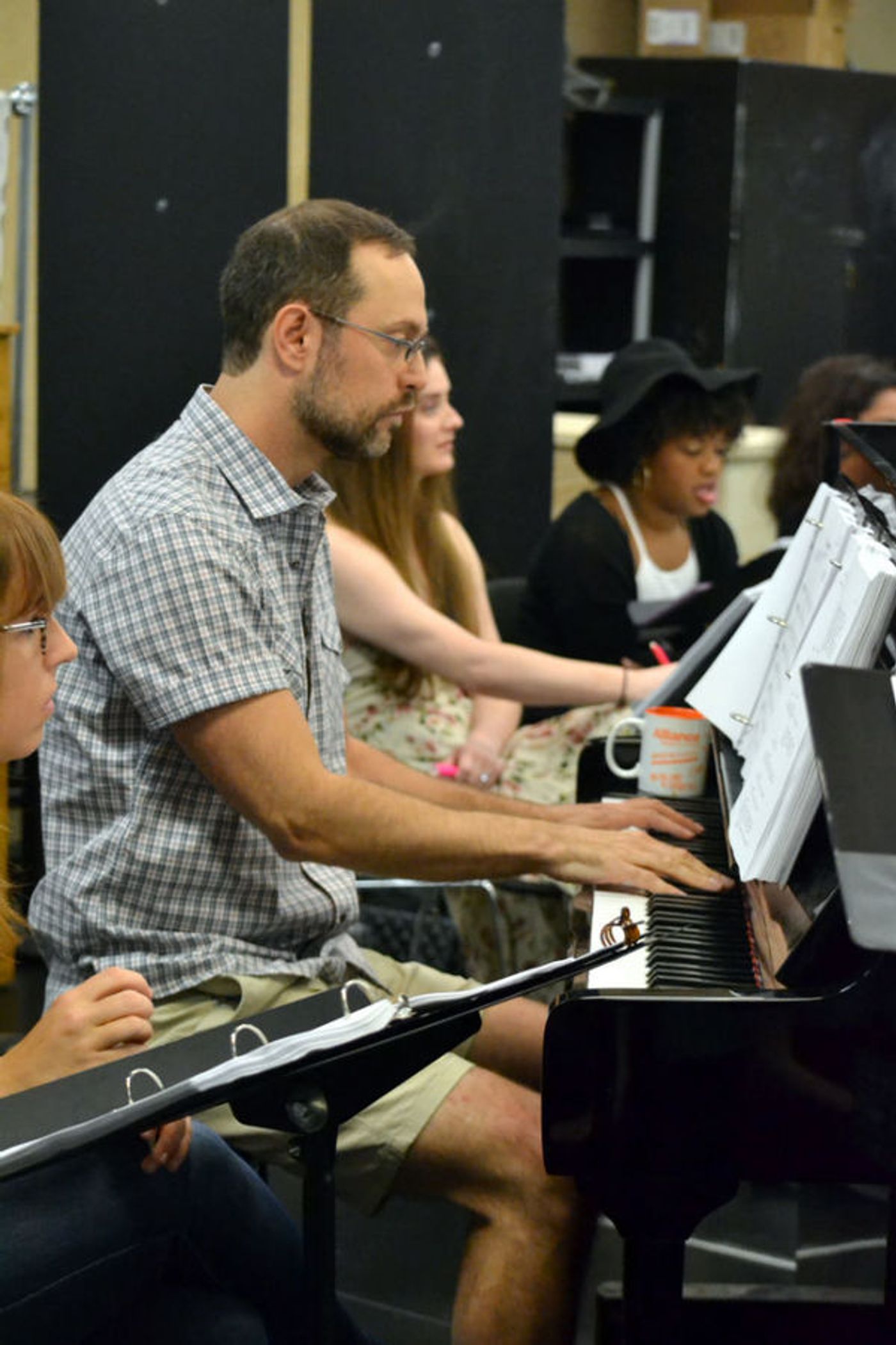 Photo Flash: First Look at Brooks Ashmanskas, Beth Leavel, Christopher Sieber and More in Rehearsals for the Pre-Broadway World Premiere of THE PROM  Image