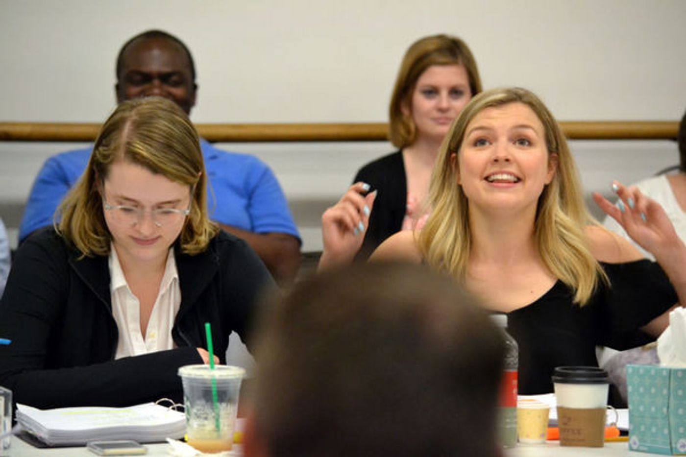 Photo Flash: First Look at Brooks Ashmanskas, Beth Leavel, Christopher Sieber and More in Rehearsals for the Pre-Broadway World Premiere of THE PROM  Image