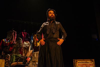 Tim Bell in DAME NATURE at Edinburgh Fringe 2016 Photo