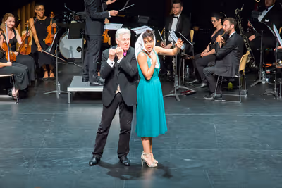 Tony Sheldon, Alexandra Silber Photo