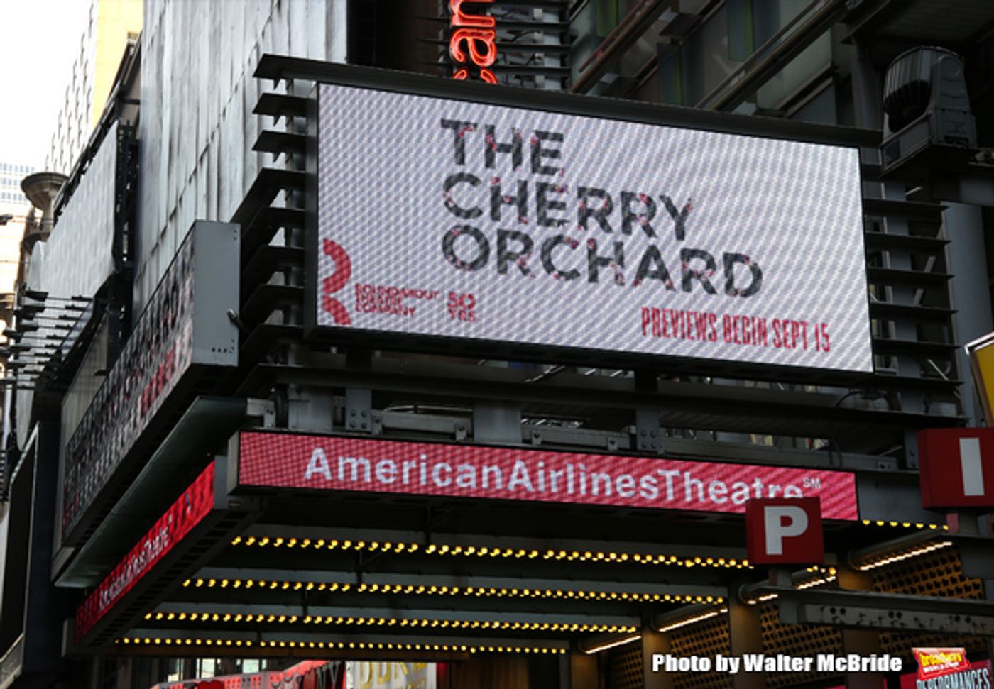 Up on the Marquee: THE CHERRY ORCHARD Image