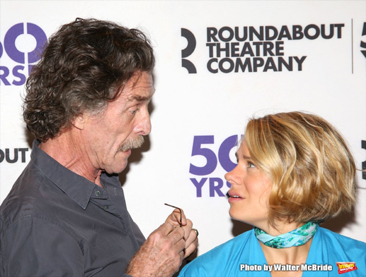 John Glover and Celia Keenan-Bolger at 