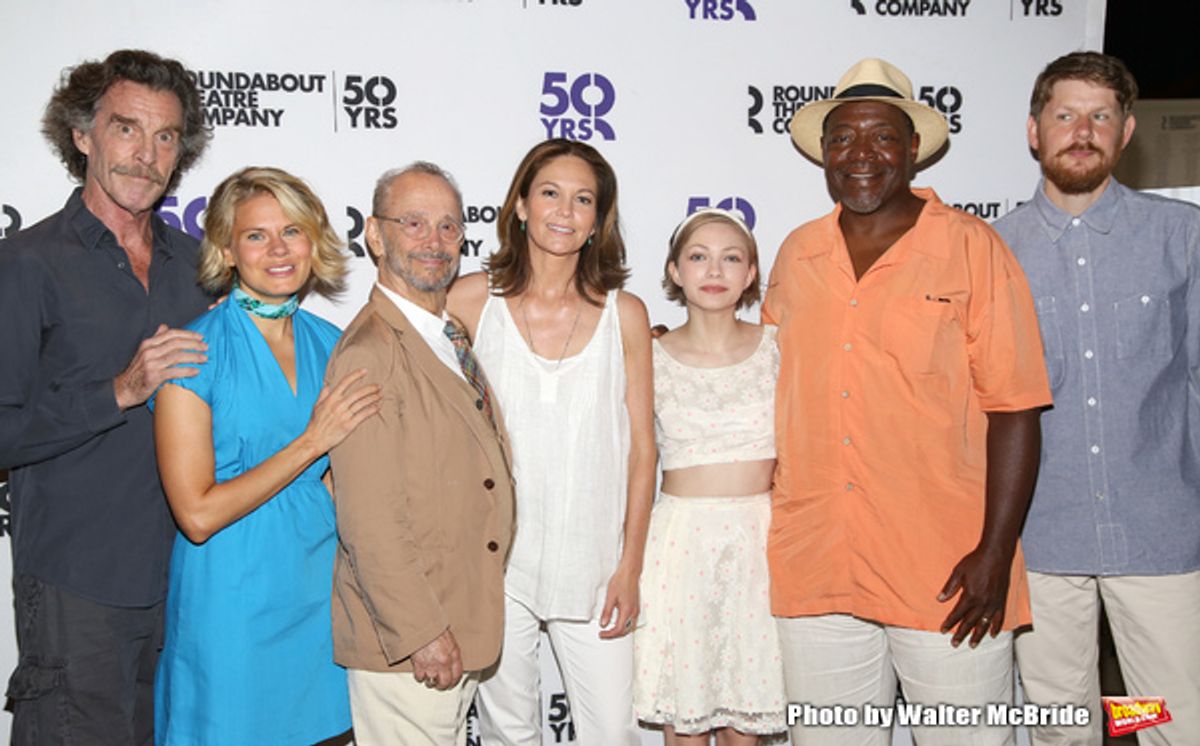 John Glover, Celia Keenan-Bolger, Joel Grey, Diane Lane, Tavi Gevinson, Chuck Cooper and Simon Godwin  at 