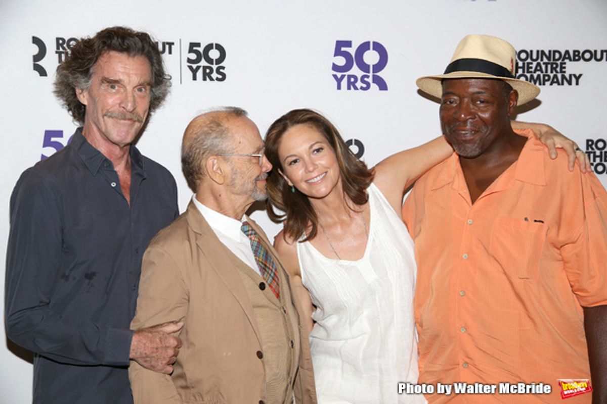 John Glover, Celia Keenan Bolger, Joel Grey, Diane Lane, Tavi Gevinson and Chuck Cooper at 