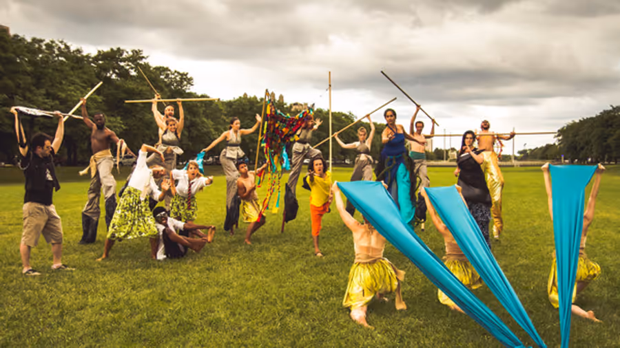 Photo Flash: First Look at Walkabout Theater's Outdoor Spectacle TALL GIRL AND THE LIGHTNING PARADE Image