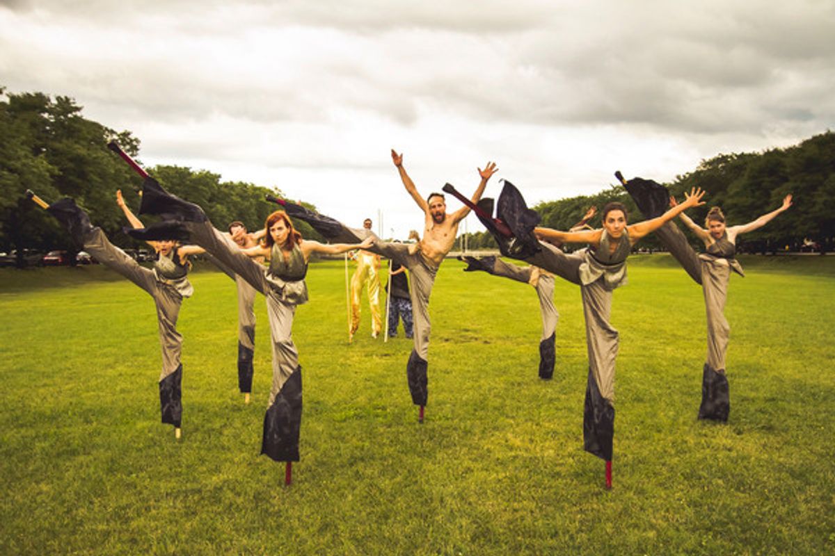 Ellen DeSitter, Kevin Jandrists, Angela Luem, Nigel Brown, Arthur Lockhart, Kellyn Jackson and Dana Murphy with (back) Alex Rodriguez and Meghan Lewis at 