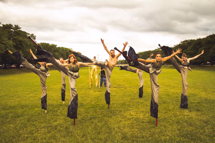 Photo Flash: First Look at Walkabout Theater's Outdoor Spectacle TALL GIRL AND THE LIGHTNING PARADE Image