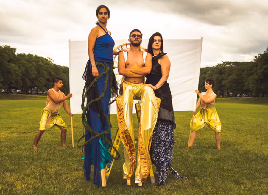 Photo Flash: First Look at Walkabout Theater's Outdoor Spectacle TALL GIRL AND THE LIGHTNING PARADE Image