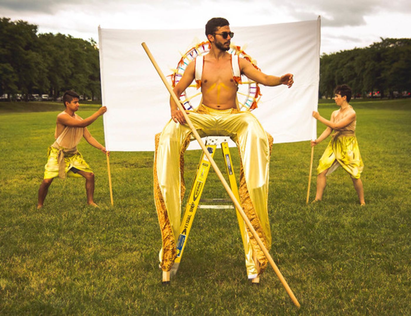 Photo Flash: First Look at Walkabout Theater's Outdoor Spectacle TALL GIRL AND THE LIGHTNING PARADE  Image