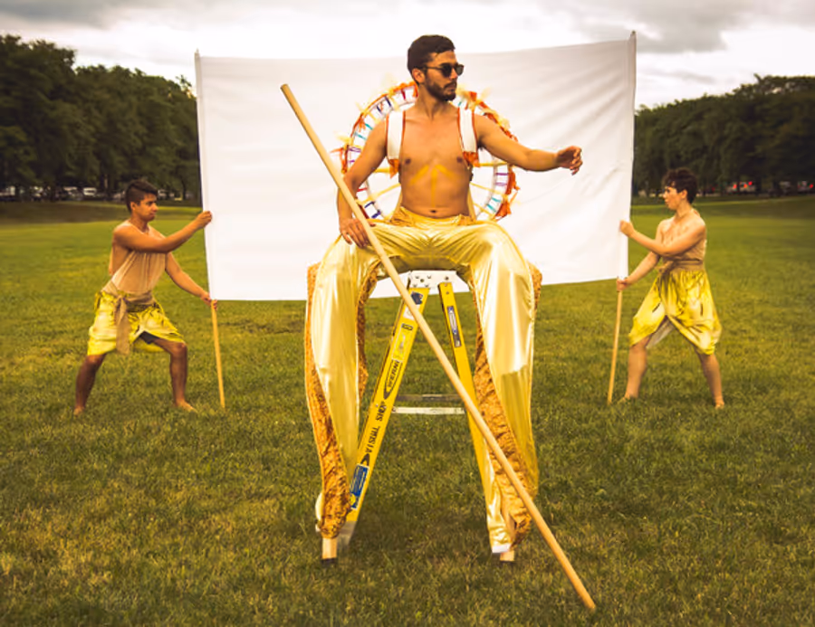 Photo Flash: First Look at Walkabout Theater's Outdoor Spectacle TALL GIRL AND THE LIGHTNING PARADE Image