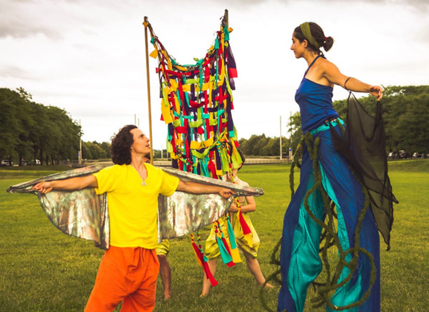 Photo Flash: First Look at Walkabout Theater's Outdoor Spectacle TALL GIRL AND THE LIGHTNING PARADE  Image